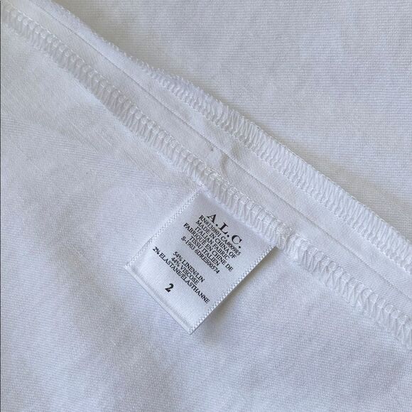 A.L.C. Sidelle Wrap Dress in Gesso size 2 - Picture 8 of 8